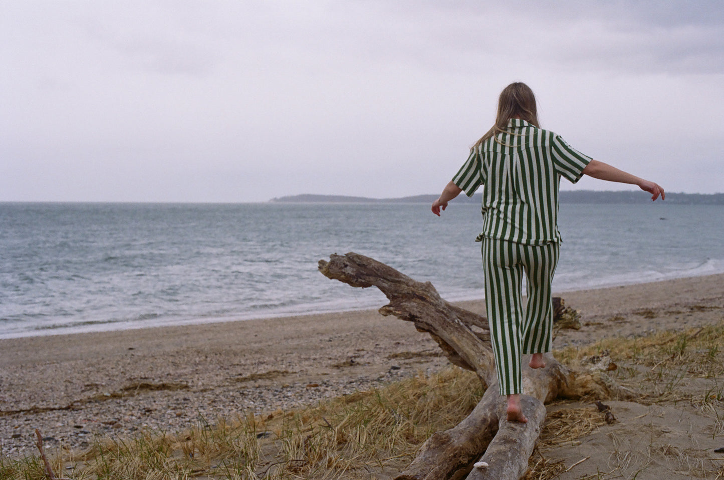 Weekend Top | Green Stripe