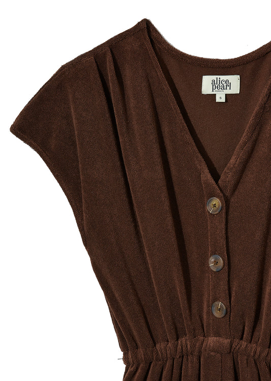 Marie Jumpsuit | Coffee